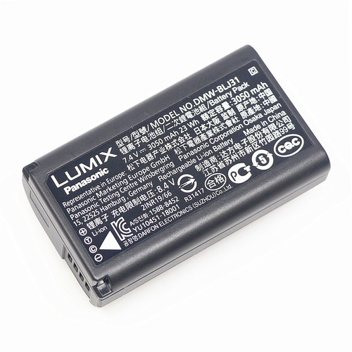 Batterie originale Panasonic DMW-BLJ31 pour appareil photo Panasonic Lumix S1, S1R, S1H - Photo 1 sur 6