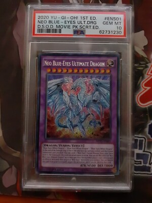 Yu-Gi-Oh! Neo Blue-Eyes Ultimate Dragon - MVP1-ENS01 Secret Rare 1st Edition Trading Card