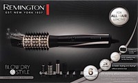Remington AS7700 Hot Hair Brush Blow & Dry Air Styler Curler 1200W 6 Attachments