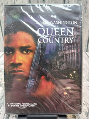 For Queen And Country  (DVD, 1988, MGM) Denzel Washington - Brand New / Sealed 