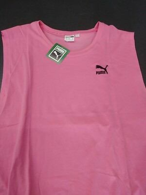 Puma Men's XXL Classics Sleeveless Tee Bubblegum 598491 14 TL48715