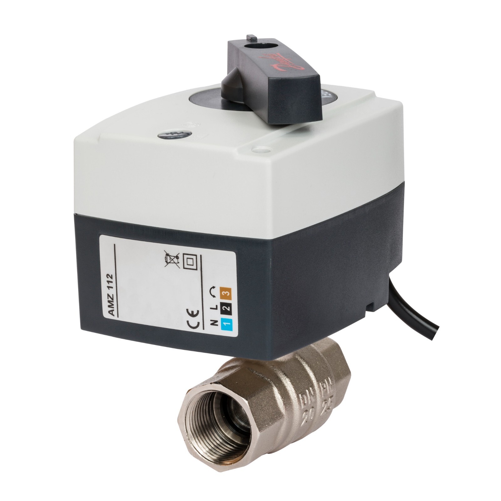 Danfoss AMZ 112 - 2 Port Actuator With Ball Value 082G5406 2 Way Zone Valve DN15