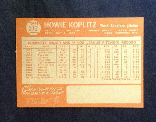 1964 Topps Pick a Card Complete your VG-NM-MT 339-498 11/24 - Picture 58 of 173