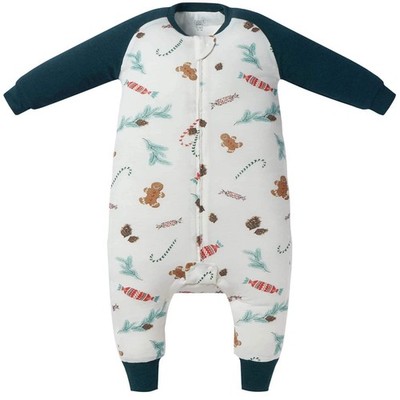 Nest Designs Kids/Baby 2.5 TOG Raglan Long Sleeve Footed Sleep Suit (Bamboo) - C