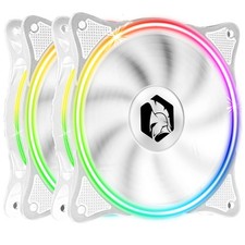 Ventilateur de Boîtier PC Gamer 2x120MM -Flux d’air élevé -RGB Adressable LED