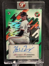 2025 Topps Pristine Autographs Hayden Birdsong Green Pulsar Refractor /150