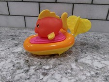Pull String Swimming Fish, Bath Toys, NEVER USED