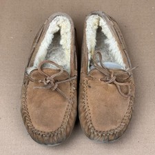 UGG Australia Dakota Moccasin Slippers Chestnut Suede Women's Size 5 S/N 5133