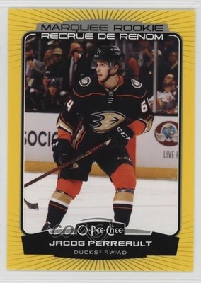 2022-23 O-Pee-Chee Marquee Yellow Border Jacob Perreault #545 Rookie RC 1b1f