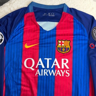 FC Barcelona 2016-17 Home Long Sleeve Soccer Jersey NEYMAR JR #11