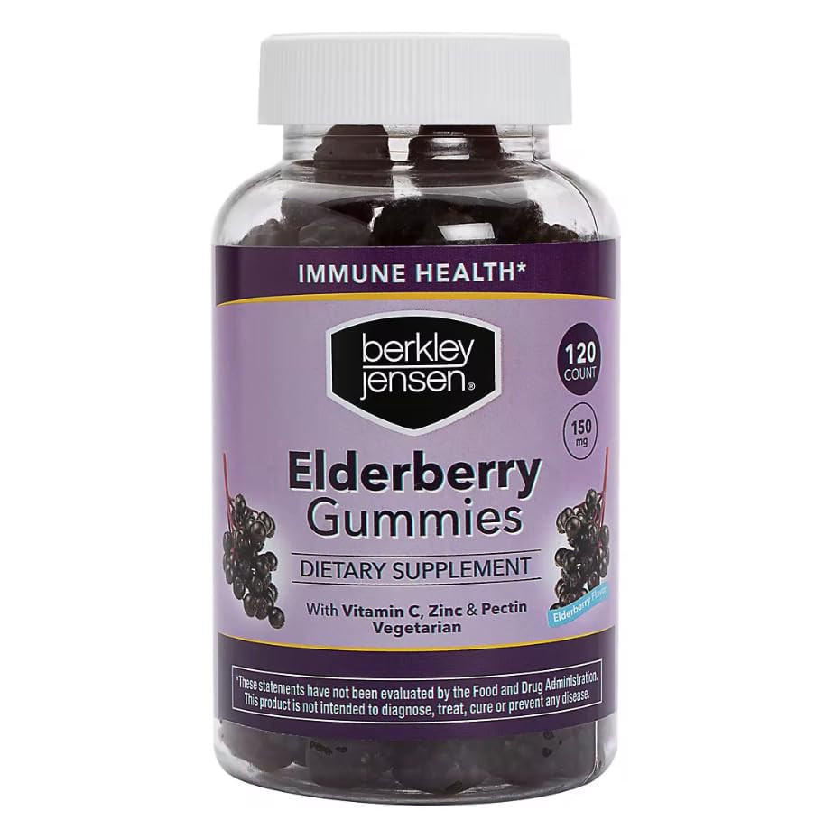 Elderberry Gummies with Vitmain C & , 120 ct./150mg