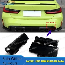 UnPainted Rear Bumper Hook Tow Eye Cover for 2021-2025 BMW M3 M4 G80 Sedan 
