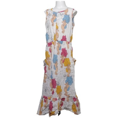 Mini Rodini, Kleid, Größe: 140/146, Weiß/Mehrfarbig, Baumwolle, Print #lQp