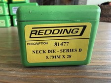 NEW Redding 81477 Neck Die 5.7x28 FN Series D Reloading Die