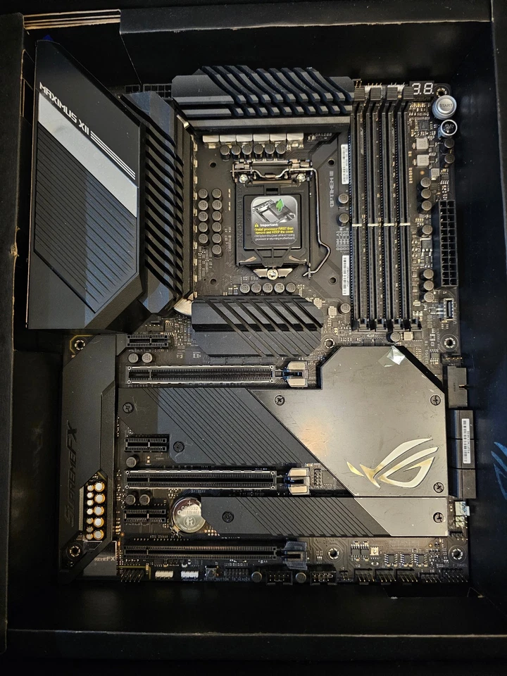 ASUS ROG Maximus XII Hero (WI-FI) NEW UNTESTED INTEL Z490 LGA1200 - Image 2 of 4