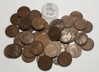 Roll of 1909-P Lincoln Wheat Cents...50 Coins.....Fine  to Very Fine