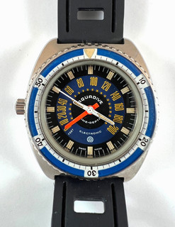 Vintage diver Aquadive Time_depth electronic with depth meter