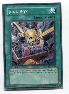 Yu-Gi-Oh! Junk Box Common englisch RGBT-EN052 Gerümpelkiste