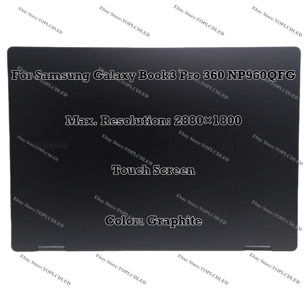 Samsung Galaxy Book3 Pro 360 NP960QFG-KA2IN LCD Touch Screen Complete Assembly