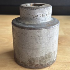 Snap On Tools 2-1/2" Shallow Socket 1" Drive 6 Point L-803 Made in USA