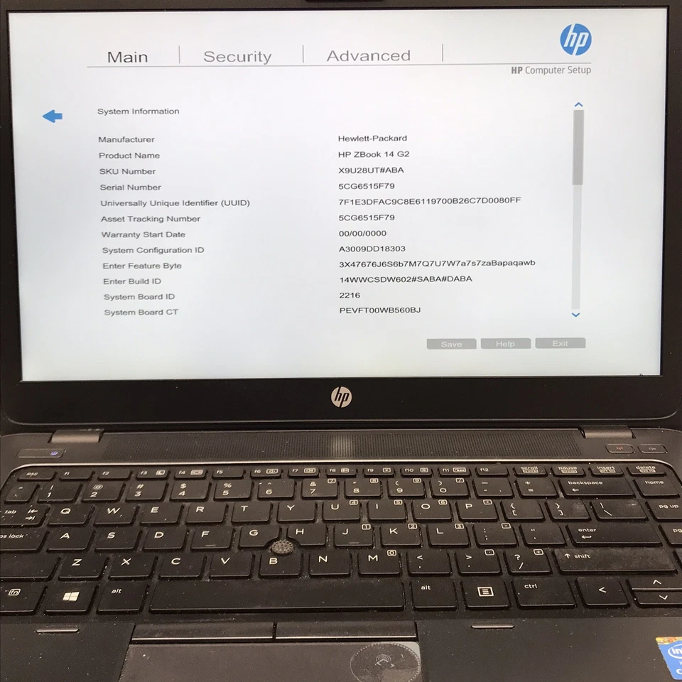 HP ZBook 14 G2 14" Laptop i7-5500U 16GB RAM 600GB SSD Win 10 Pro W/CAM WiFi BT - Image 2 of 4