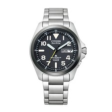 Citizen Promaster Land Pmd56-2952 Silver Black Eco-drive Solar New Japan Watch