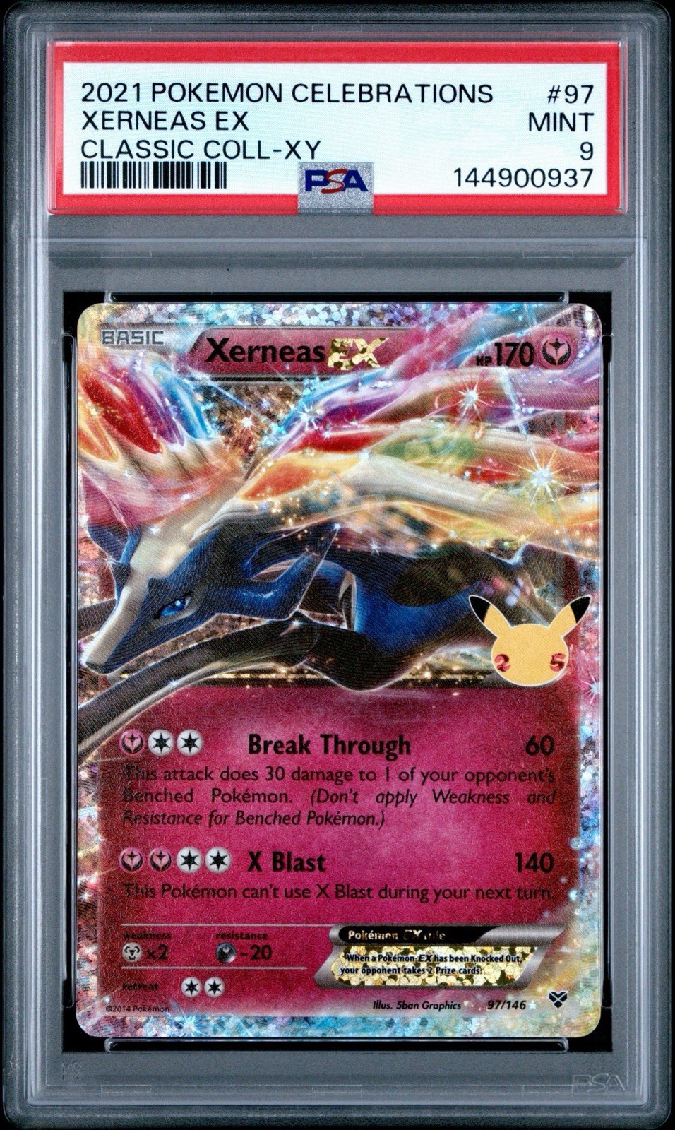 Xerneas ex 2021 Celebrations: Classic Collection #97 Holo Price