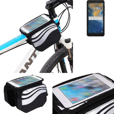 Fahrrad Halterung für ZTE Blade A31 Lite Rahmenhalter Fahrradtasche Rahmentasch