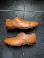 Savile Row Co. / Tan leather Oxford shoes - UK12
