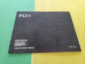 1989 Nintendo NES Hydlide Instruction Manual Booklet Only 