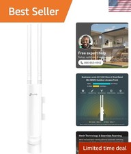 Omada Long Range Outdoor WiFi Extender - AC1200 Dual Band, Weatherproof