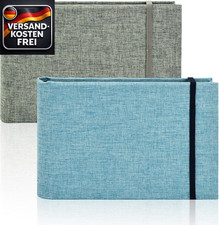 Fotoalbum 10x15 cm mit 100 Fotos Leinen Pocket Album zum Einstecken Urlaub Gebur
