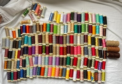 Embroidery Thread Lot 160+ Sulky Gutermann Mettler Variety Of Colors