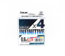 Sunline P.E Line X4 Infinitive Jigging 300m P.E 0.8 14lb Multi (5360)
