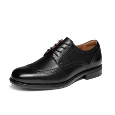 Bruno Marc Men's Brogue Wingtip Oxford Leather Dress Shoes,Black,10
