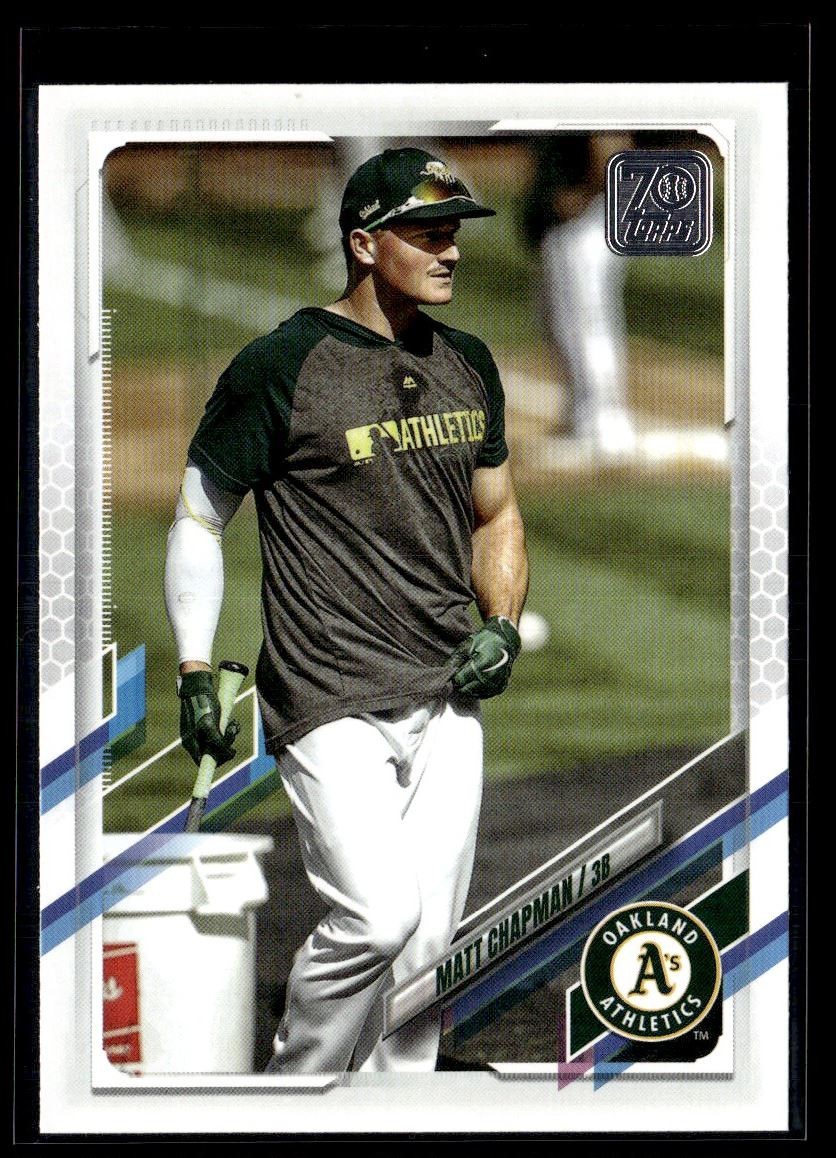 2021 Topps SP Image Variation Matt Chapman Oakland Athletics #3
