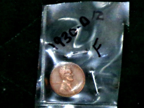 1930 LINCOLN WHEAT-BACK PENNY - GRADES "VERY FINE"