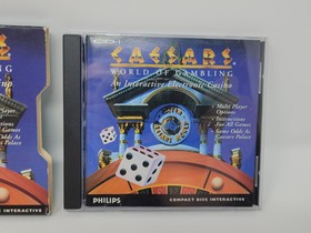 Philips CD-i CDI Caesars World of Gambling W/ Slipcover Tested Free US Shipping!
