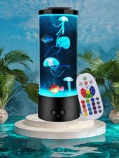 Jellyfish Lamp with 16 Colors Changing for Relax Mood Light Gift with USB for...