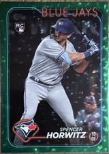 Topps 2024 Spencer Horwitz #172 Green Crackle Foil Rookie /499
