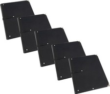 5x Superschöne und edle Notenmappe zur Aufbewahrung von Noten Blättern Set Black