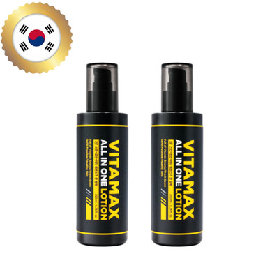 MIP Vitamax Herren All-in-One Lotion 13,52 flüssige Unzen (400 ml) 2er-Pack V...