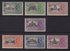 INDIA 1935 KGV Silver Jubilee set of 7 SG MH/* (CV £40)
