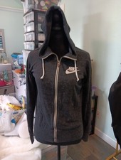 Nike Womens Zip Up Heather Gray Sz S