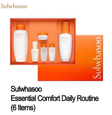 SULWHASOO Essential Comfort Daily Routine (6 Item) Gift Set Exp 8/28/2027