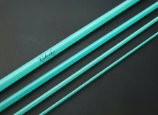 Rodmaker 247 FST – Fast Action Fiberglass Fly Rod Blank - 8'0" 5wt 4pc - Blue
