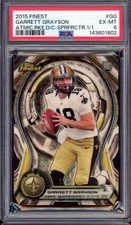 2015 TOPPS FINEST GARRETT GRAYSON PSA 6 ATOMIC ROOKIE DIECUT SUPERFRACTOR 1/1 RC