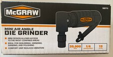 New Mcgraw Mini Air Angle Die Grinder 14 Hp 58711