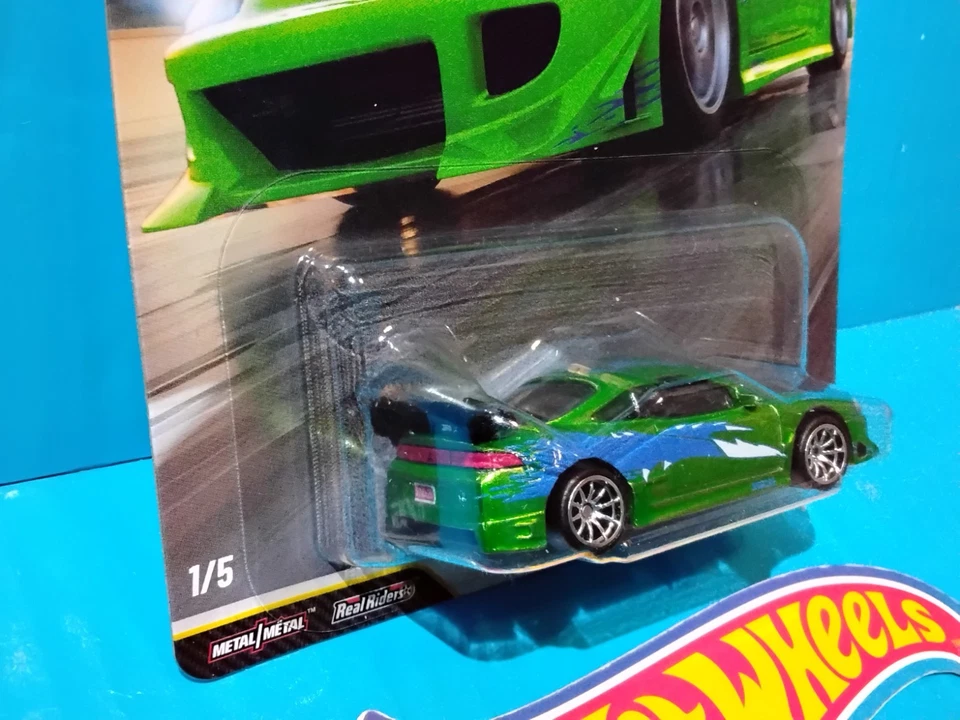 2026 HOT WHEELS FAST & FURIOUS CHASE 95 MITSUBISHI ECLIPSE #1 GREEN ANNIVERSARY - Image 3 of 4