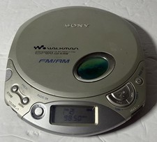 Vintage Sony CD Walkman ESPMax Portable FM/AM CD-R/RW Player D-F200 TESTED 
